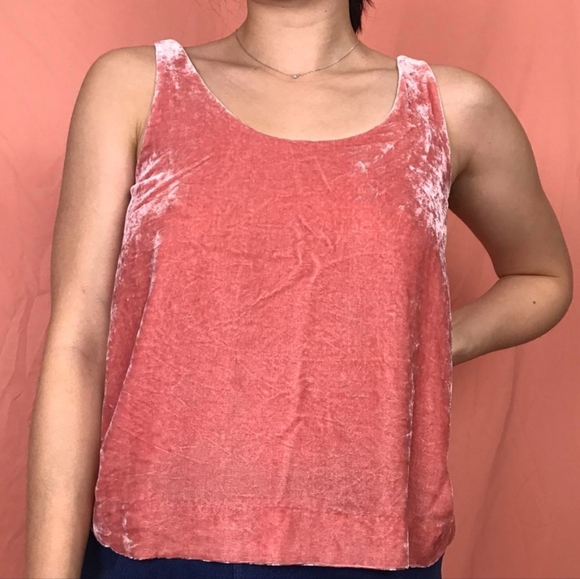 J.crew Copper Velvet Tank Top Size Small - Picture 3 of 12